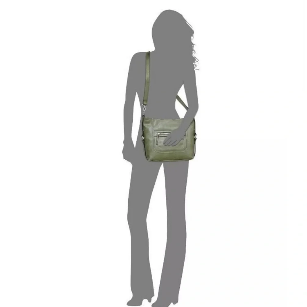 NEW! INC Riverton Medium Hobo Shoulder Bag in Moss/Olive Green
